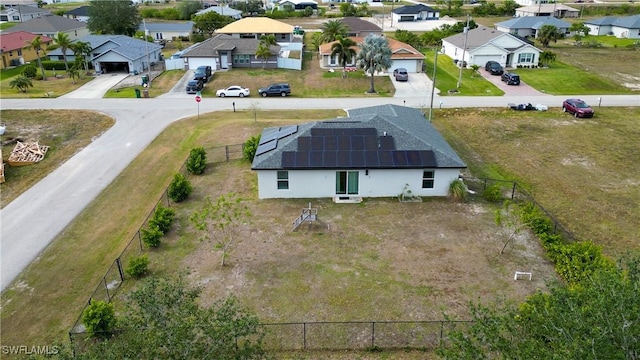 birds eye view of property featuring a residential view