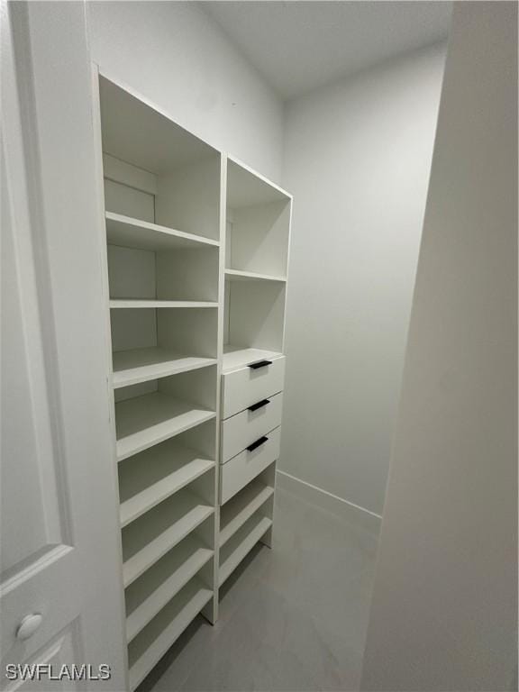 view of closet