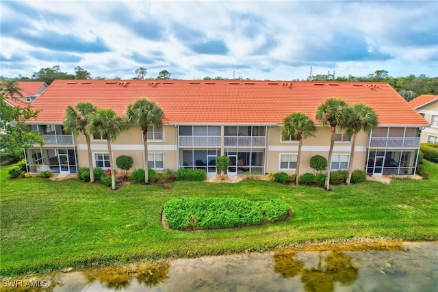 view of property featuring a water view