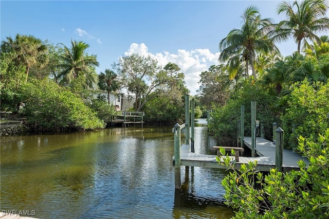 exterior space featuring a water view