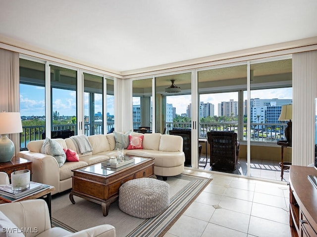 sunroom / solarium featuring plenty of natural light