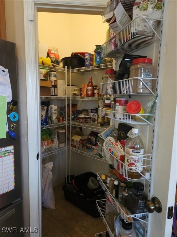 view of pantry