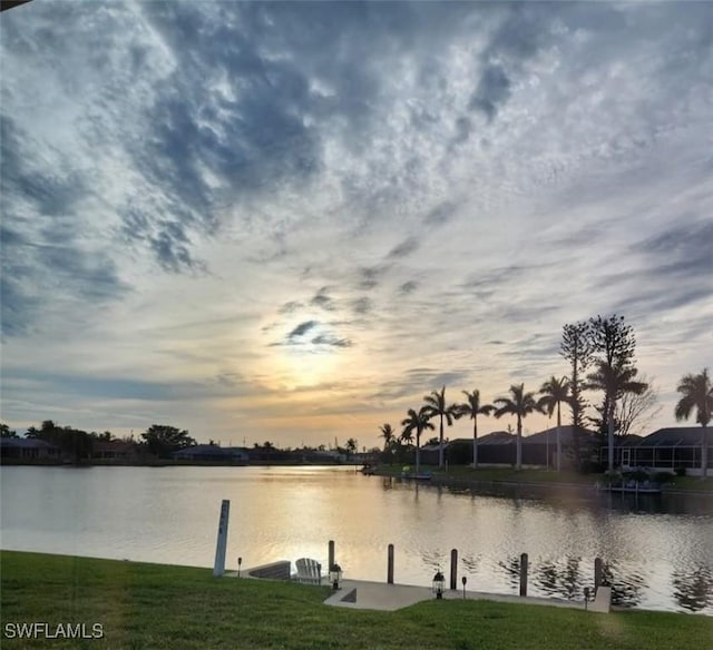 property view of water