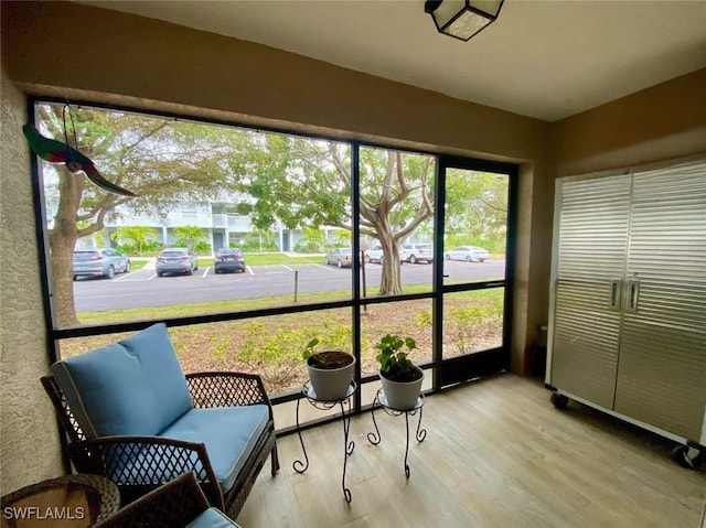 sunroom with a wealth of natural light