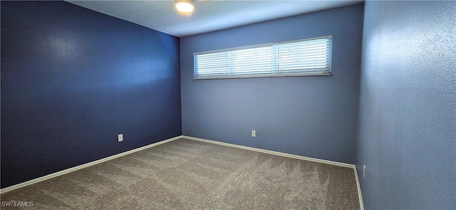 empty room featuring carpet flooring