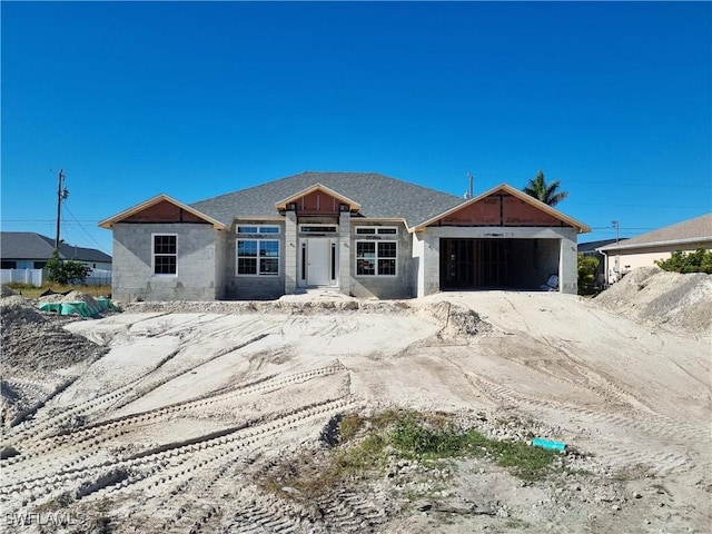 view of front of home