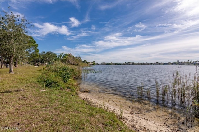 property view of water