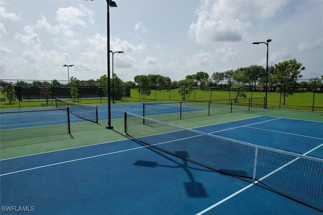 view of sport court with basketball court