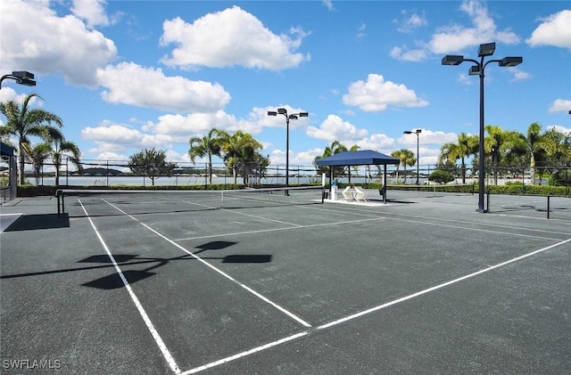 view of sport court