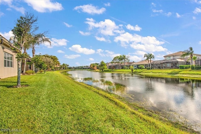 property view of water