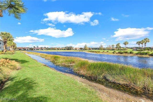 property view of water