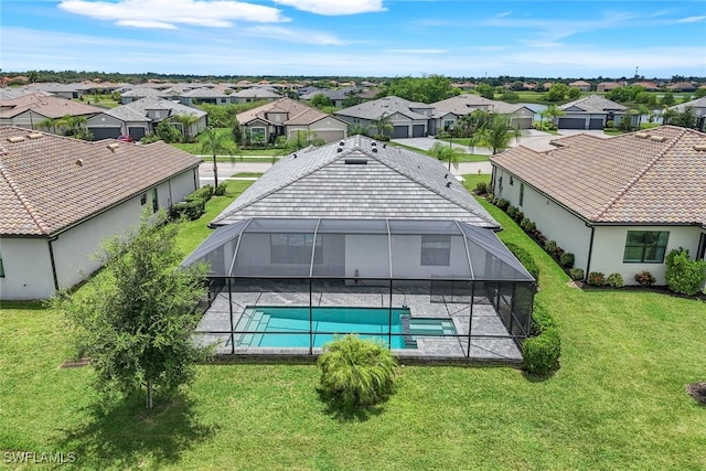 exterior space with a residential view