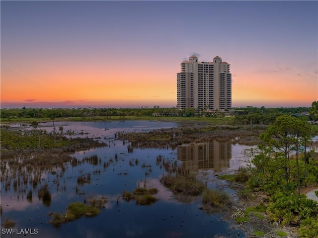 property view of water