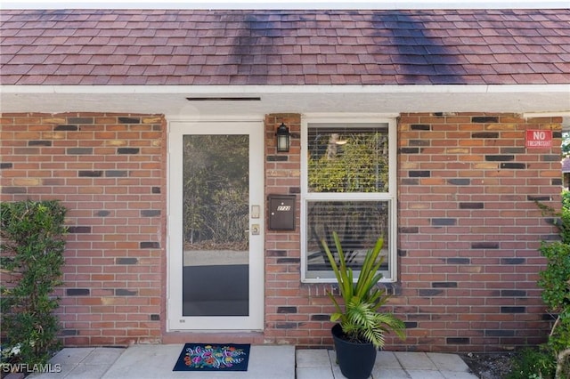 view of entrance to property