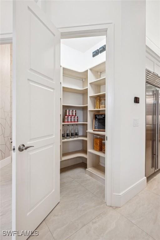 view of pantry