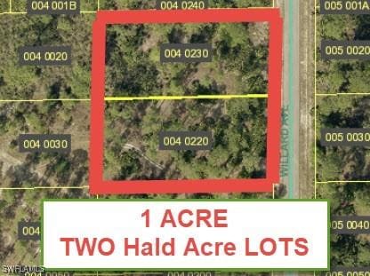 1219 Willard Ave, Lehigh Acres FL, 33972 land for sale