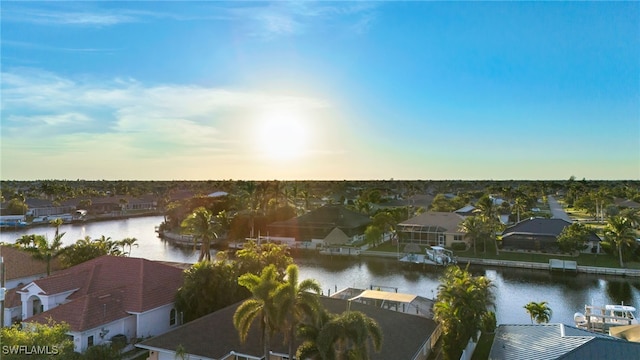 property view of water