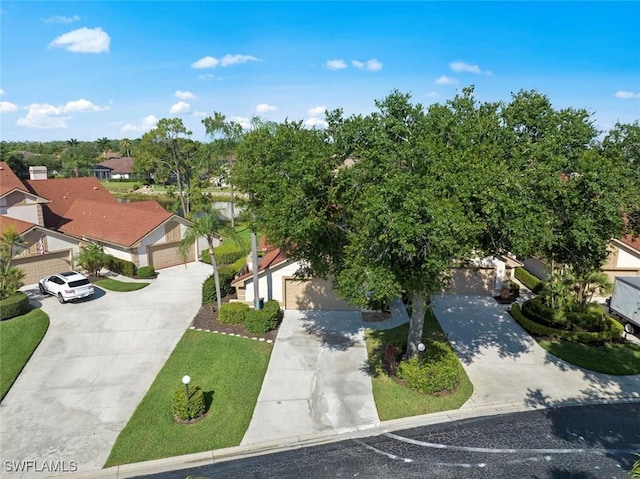 bird's eye view featuring a residential view