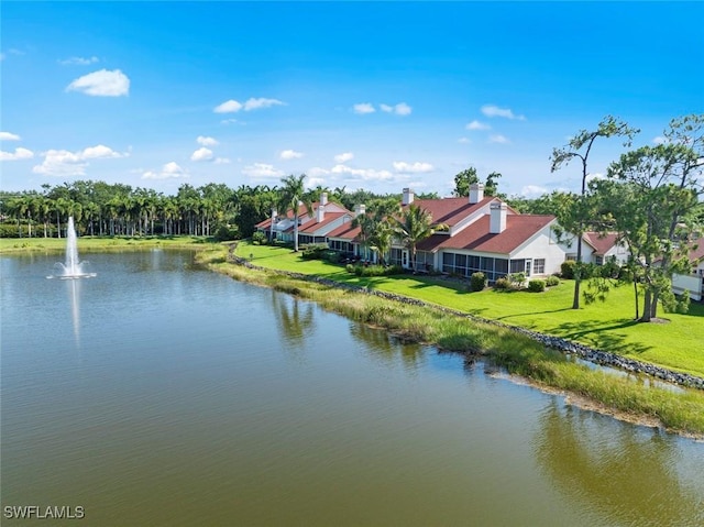 property view of water