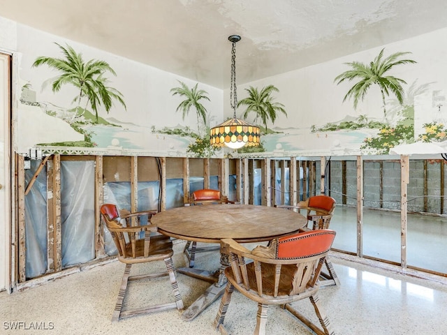 view of dining area