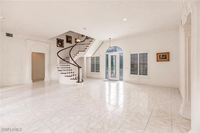 view of unfurnished living room