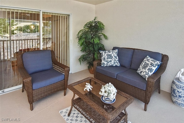 view of living room