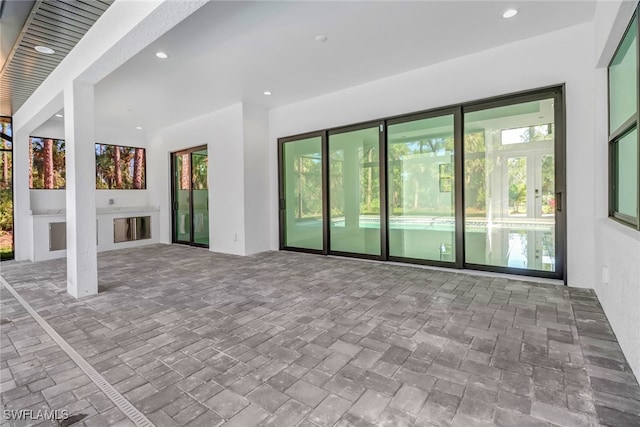 view of unfurnished living room