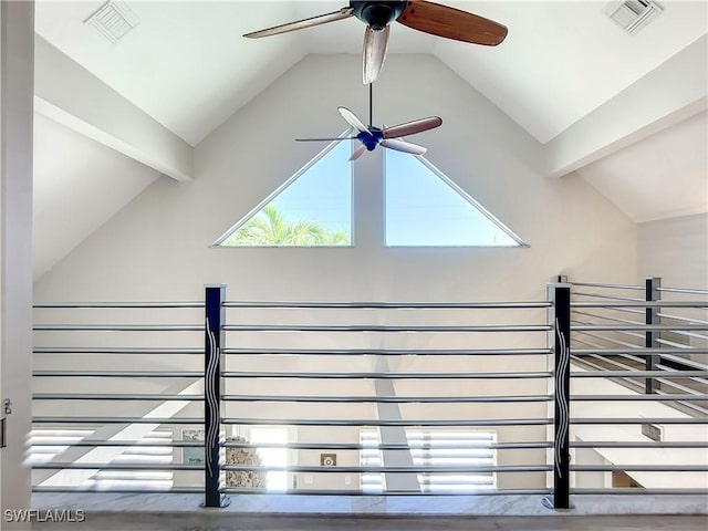 309 Donora Blvd, Fort Myers Beach, FL 33931 - details with beamed ceiling and visible vents