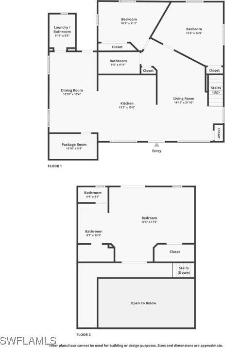 309 Donora Blvd, Fort Myers Beach, FL 33931 - floor plan