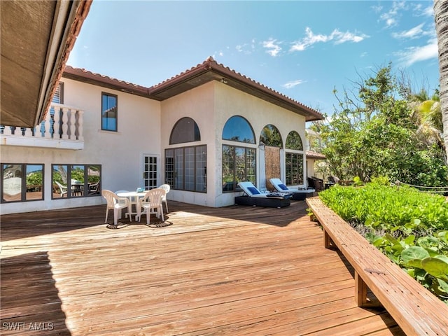 view of deck