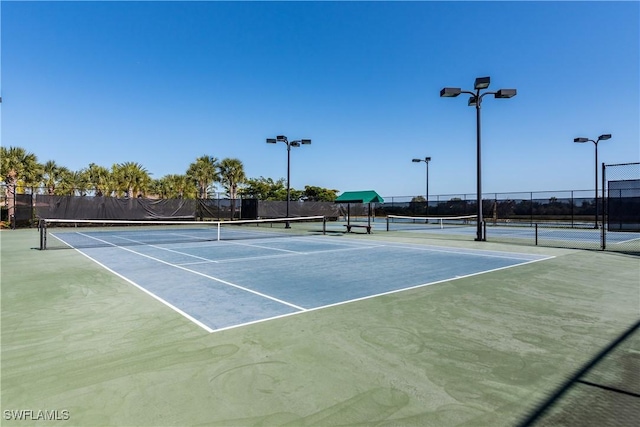 view of sport court