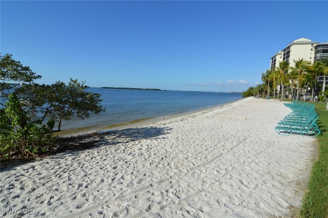 water view with a beach view