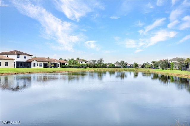 property view of water