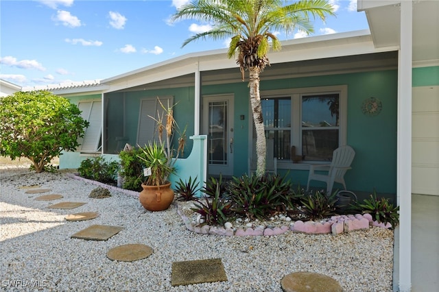 view of front of home with covered porch