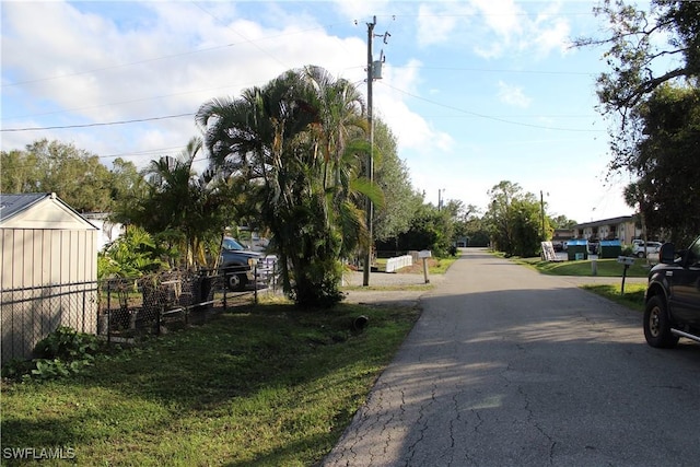 view of road