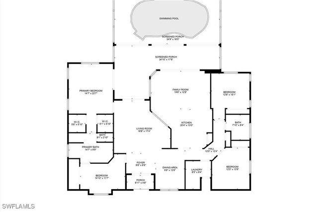 5471 Harborage Dr, Fort Myers, FL 33908 - view of layout