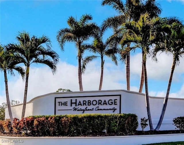 5471 Harborage Dr, Fort Myers, FL 33908 - view of community sign