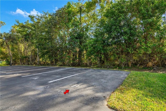 view of parking / parking lot