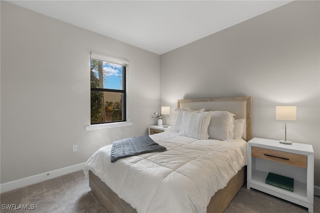 bedroom featuring carpet floors