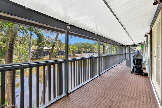 2511 Estey Ave Unit E4, Naples, FL 34104 - view of unfurnished sunroom