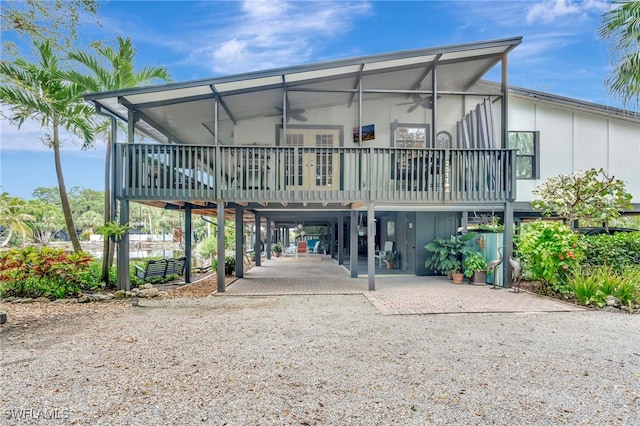 2511 Estey Ave Unit E4, Naples, FL 34104 - rear view of property with a carport