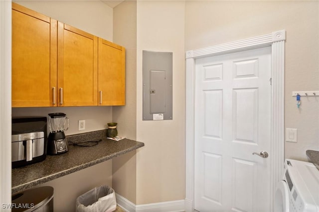 kitchen with electric panel