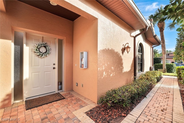 view of entrance to property