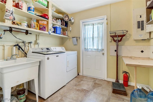 laundry area with washer and clothes dryer