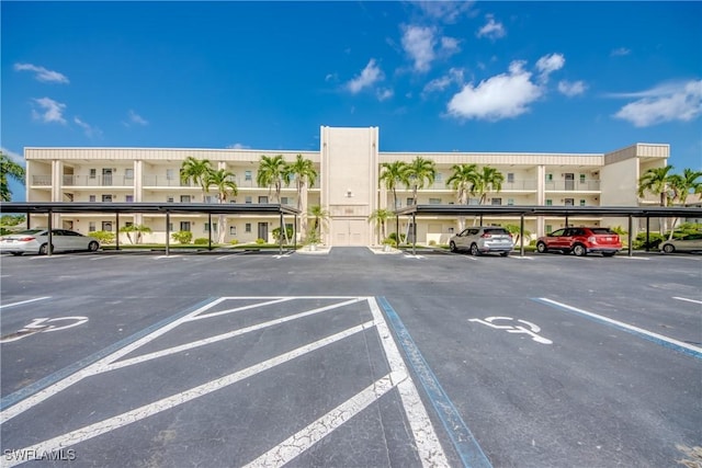 view of vehicle parking