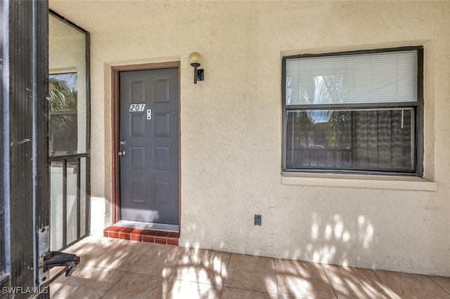 view of entrance to property