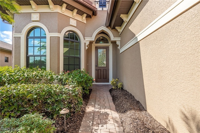 view of property entrance