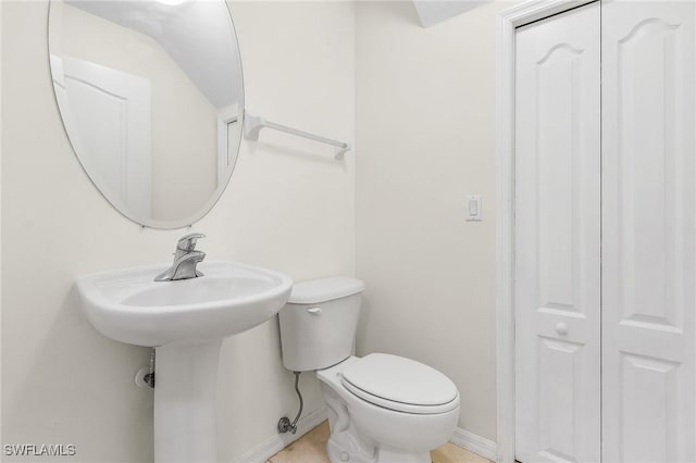 bathroom with toilet