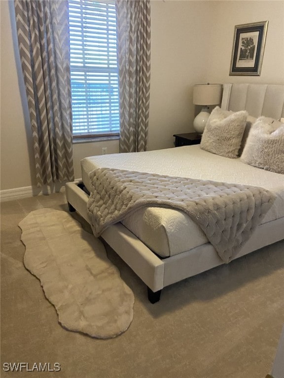 bedroom featuring carpet floors