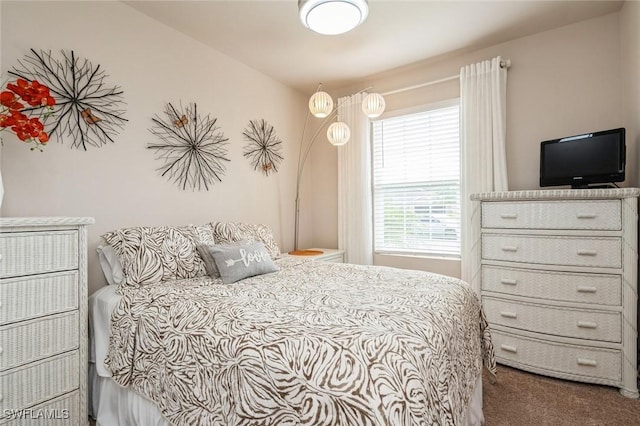 bedroom featuring carpet flooring